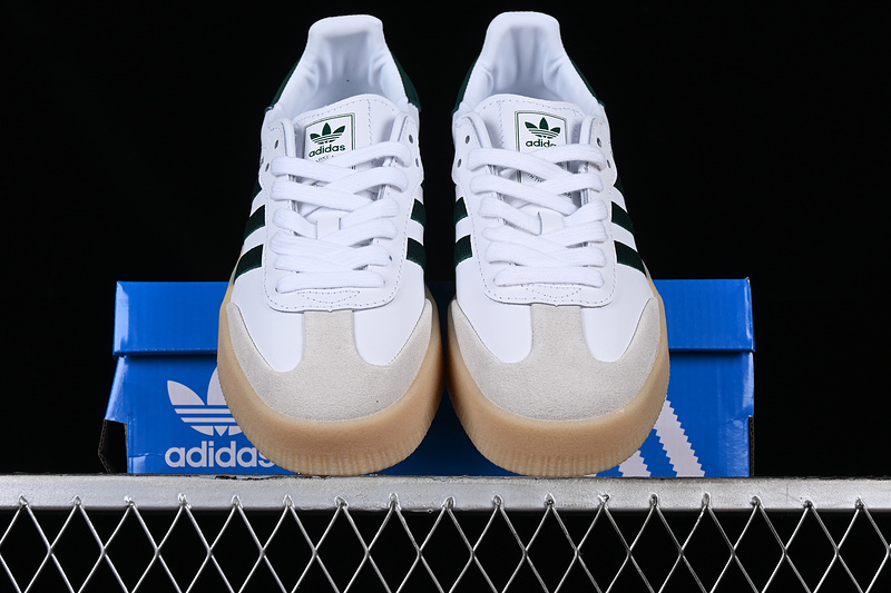Adidas Samba Vegan White/Black/Green ID0440