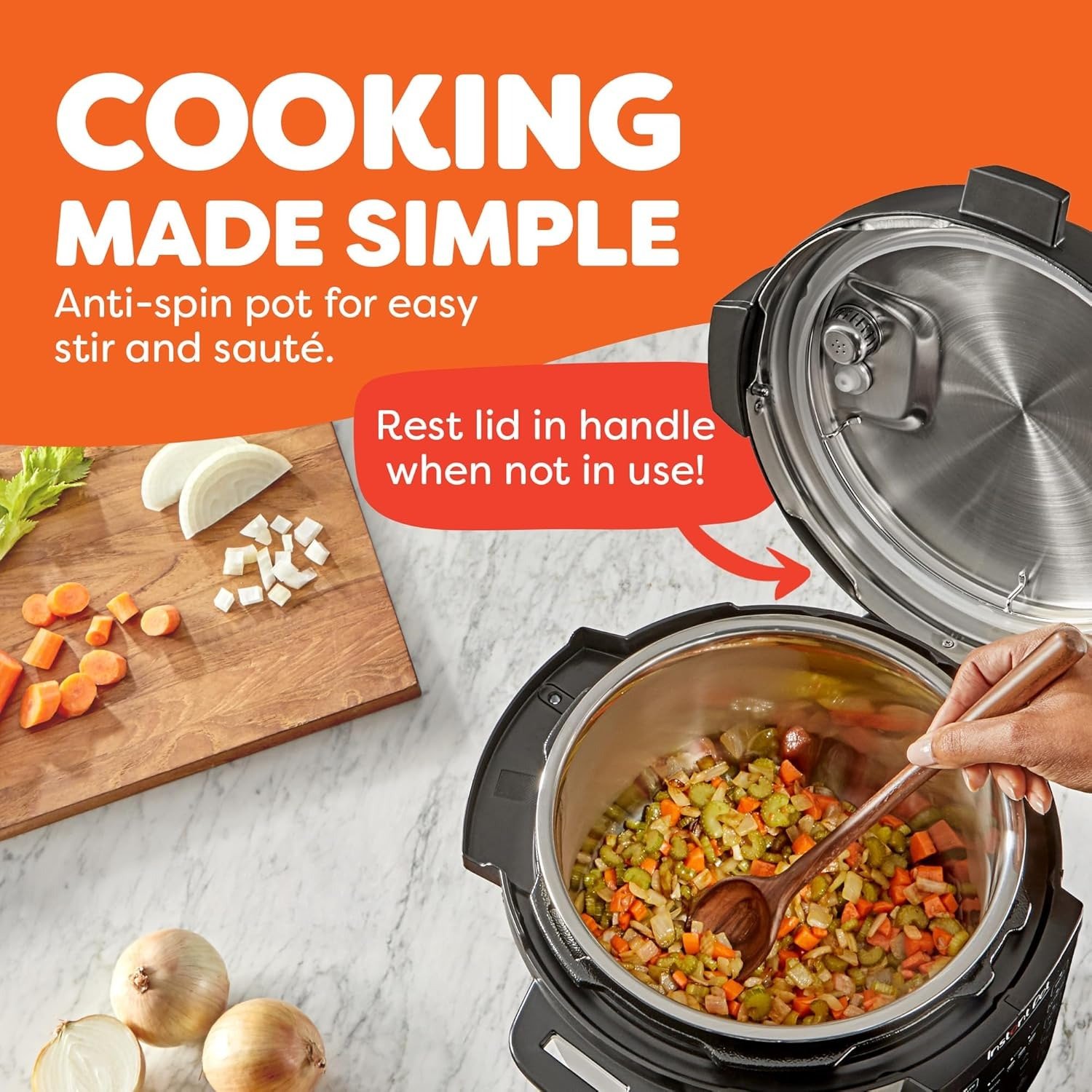 7-in-1 Multi-Cooker, Pressure Cooker, Slow cook, Sauté, Steam, Rice Maker, Yogurt, & Warmer, Black, 6 Quarts