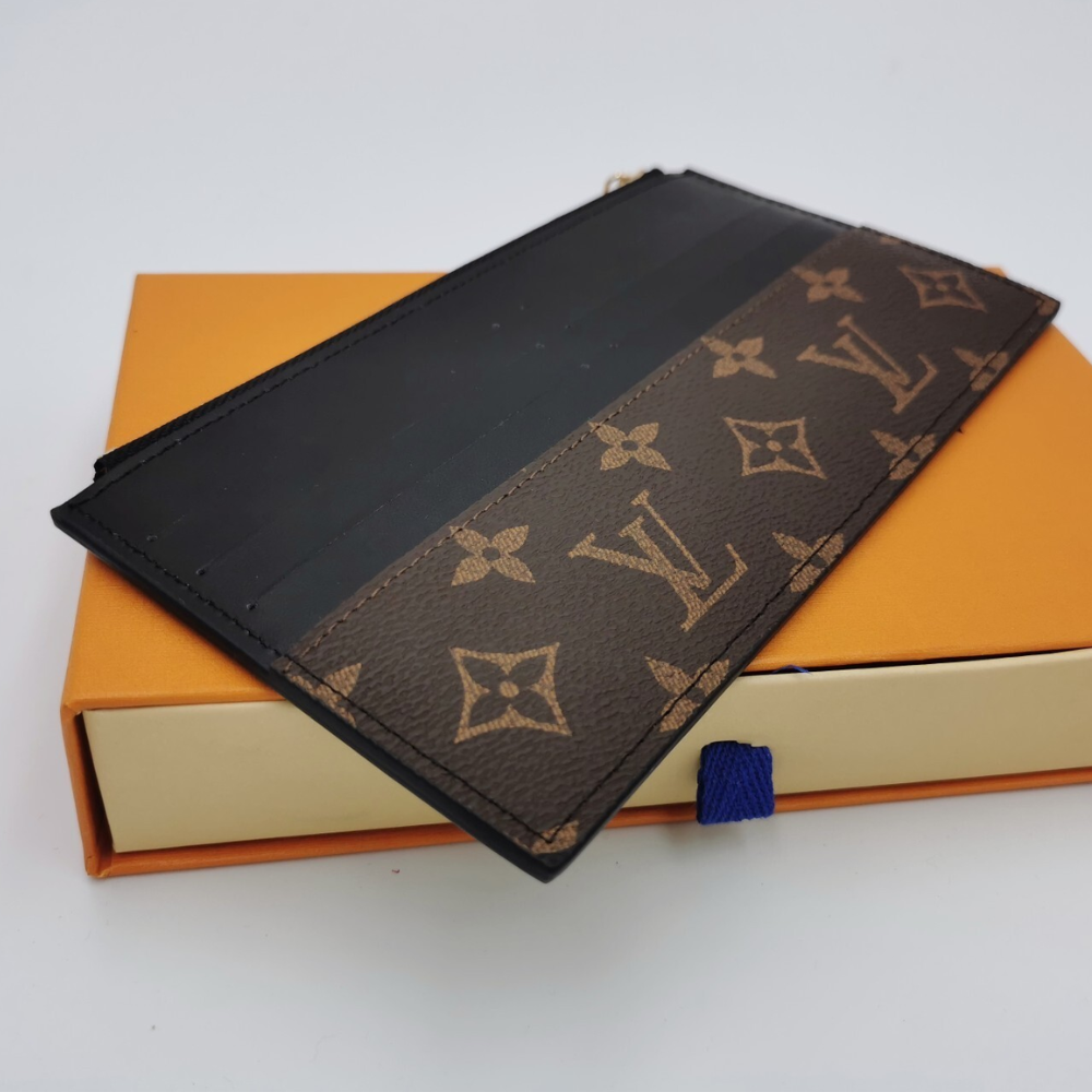 Louis Vuitton Slim Purse Monogram Brown 7.9 Inches M80348