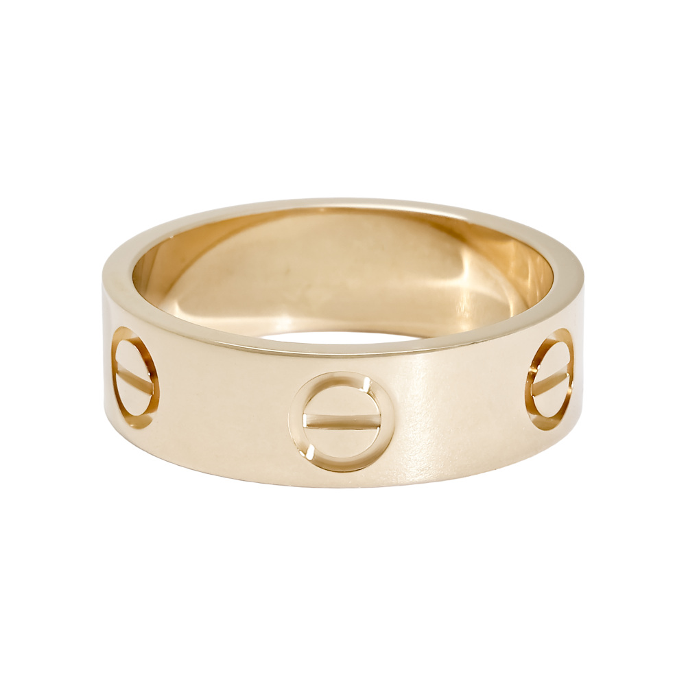 Cartier Love Classic Model Ring 18K Yellow Gold B4084600