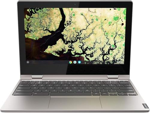 Lenovo 15.6 Inch Chromebook, 2-in-1 Touchscreen Laptop | Intel Core i3, Dual-Core Processor | 4GB RAM, 64GB Storage | Mineral Grey | Google Security Chip | Intel UHD Graphics 620 | 720p HD Camera