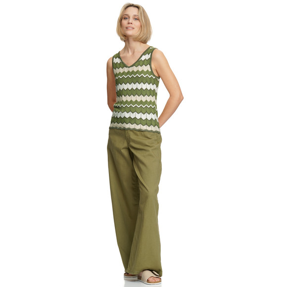 Gina Collection Damen Stricktop mit Effektgarn