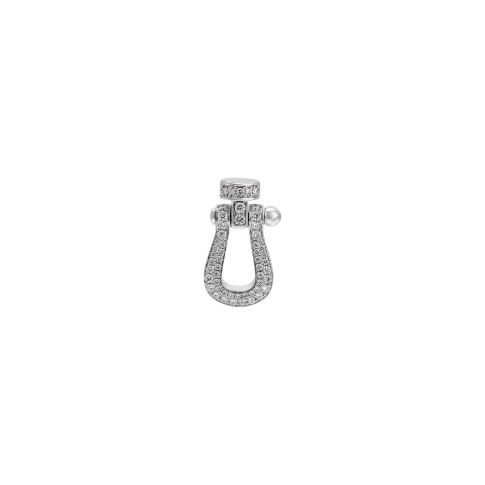 FRED Force 10 Necklace 18K White Gold Diamond 3B0206