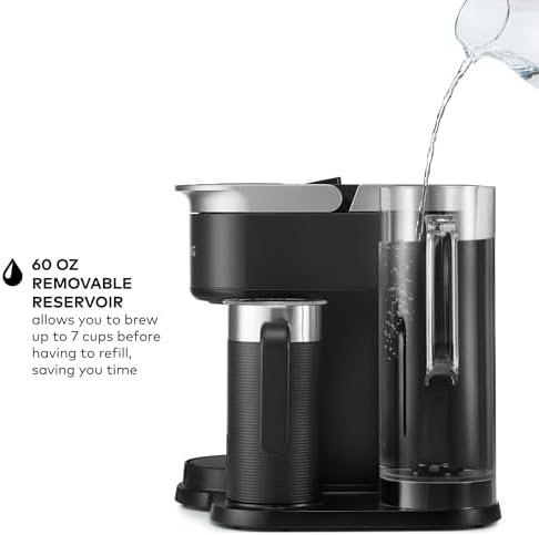 SMART Single Serve K-Cup Pod Coffee Maker, Black
