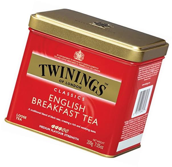 Twinings English Breakfast Tea, Loose Tea, 7.05-Ounce Tins (Pack of 6)