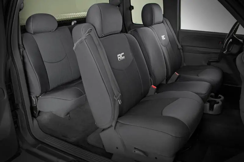 Rough Country Rear Neoprene Seat Covers for 1999-2006 Chevy/GMC 1500 – 91014