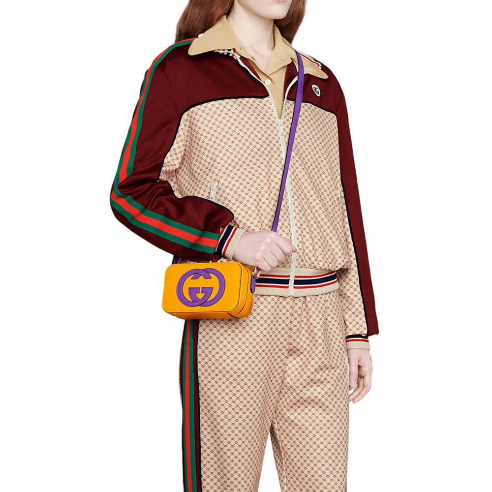 Gucci Interlocking G Mini Bag in Yellow Leather