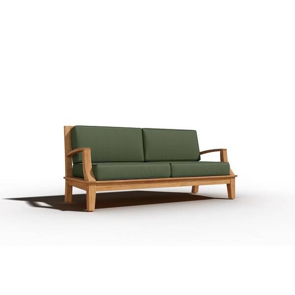 Eliane Teak Sofa with Sunbrella Cushion