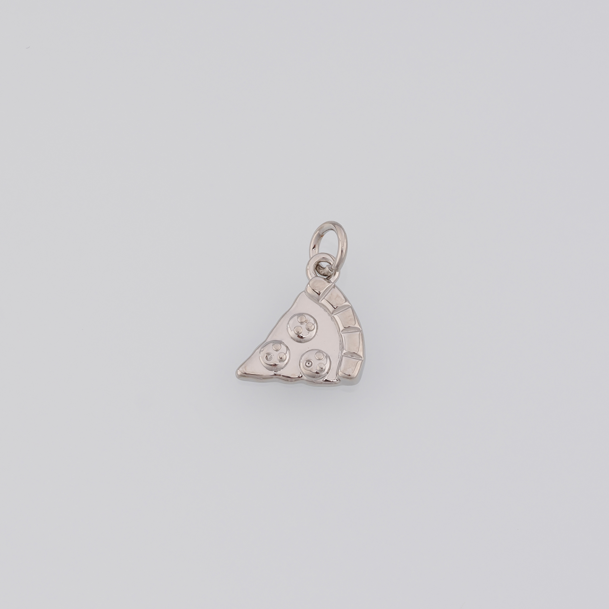 18K Gold Filled Pizza Pendant,Pizza Charm Earrings Necklace for DIY Jewelry Making Supply