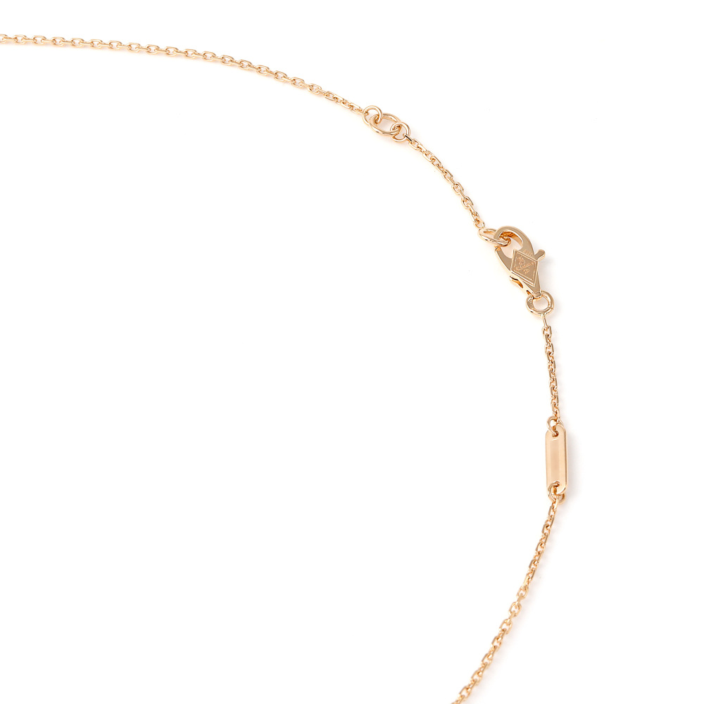 Van Cleef & Arpels Frivole Necklace 18K Rose Gold Diamond VCARP7RI00