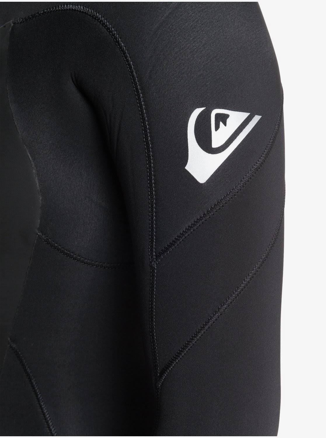 Quiksilver Syncro 3/2 Back Zip Wetsuit - Black/Silver - S