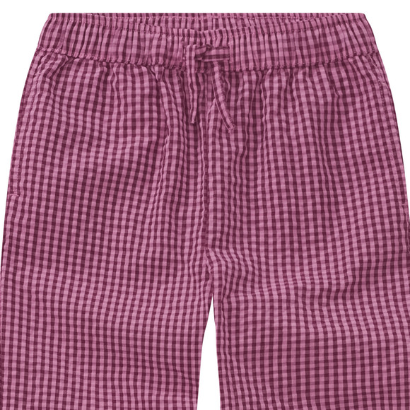 Jonas Nielsen Mädchen Seersucker-Hose mit Karo-Muster