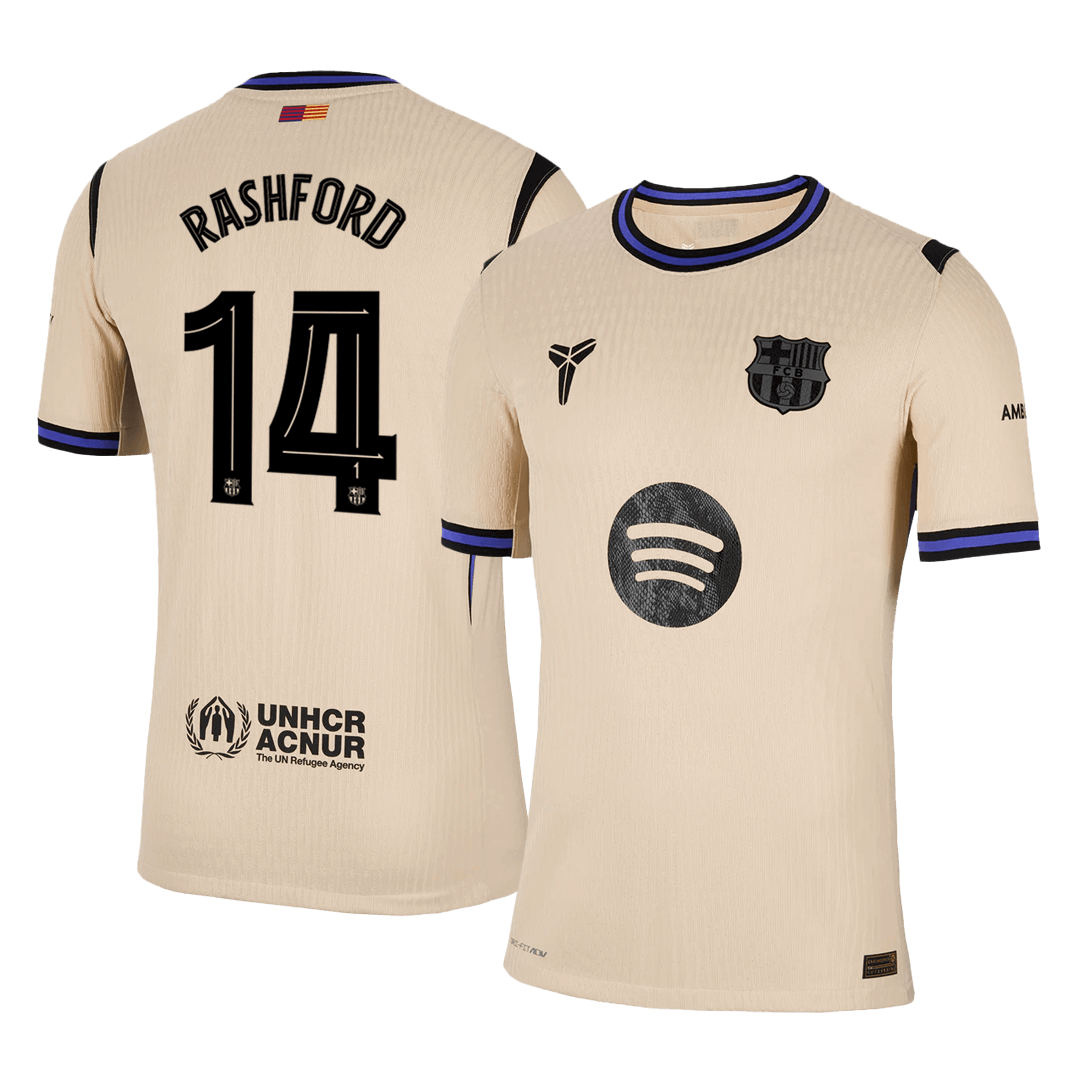 RASHFORD #14 Barcelona Away Player Version Jersey 2025/26 - UCL