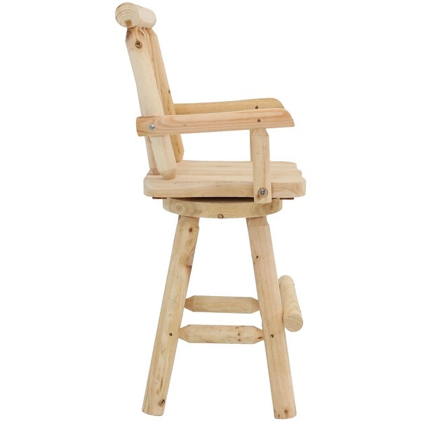 Sunnydaze Rustic Bar Stool