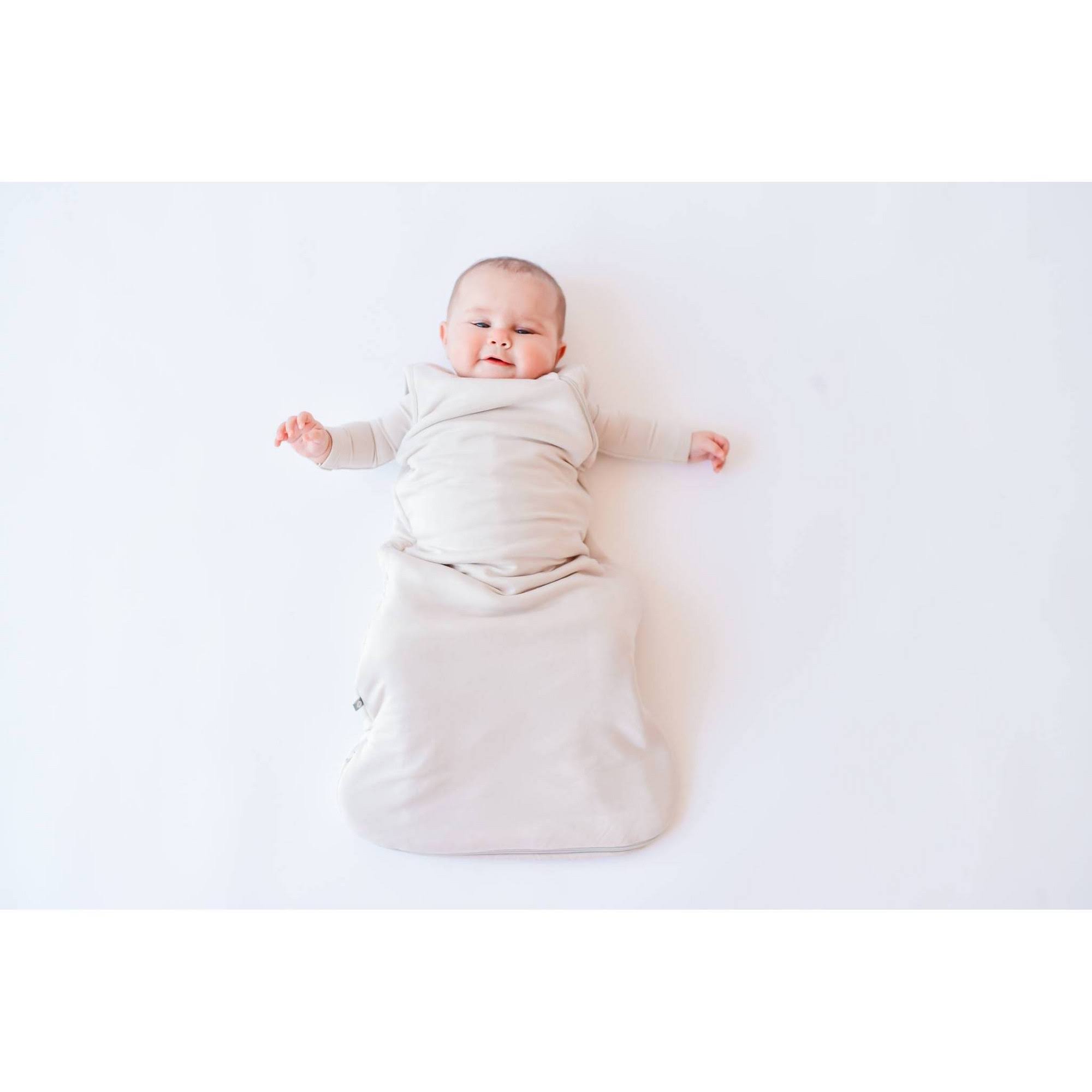 Kyte Baby Sleep Bag 1.0 Tog in Oat 0-6m, Brown