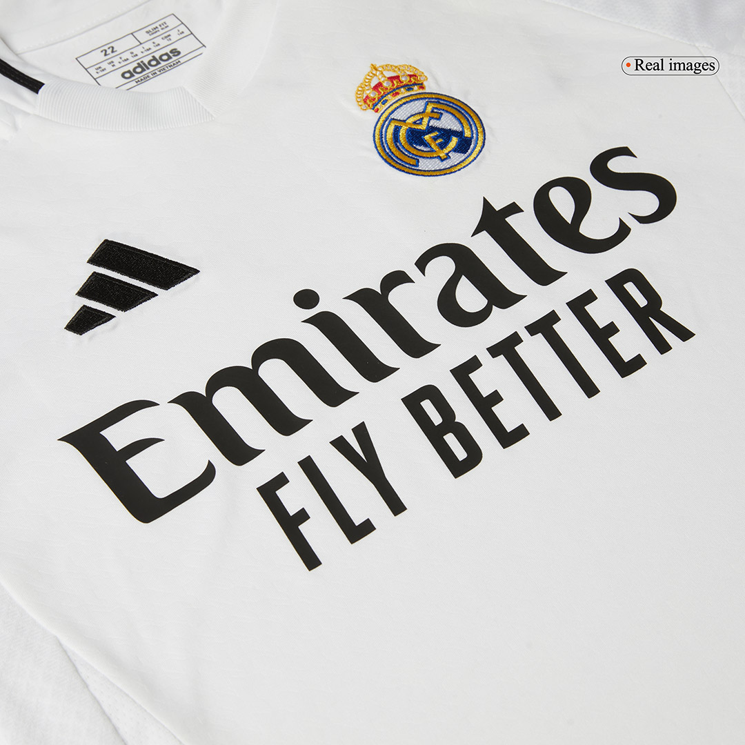BELLINGHAM #5 Real Madrid Home Kids Soccer Jerseys Kit