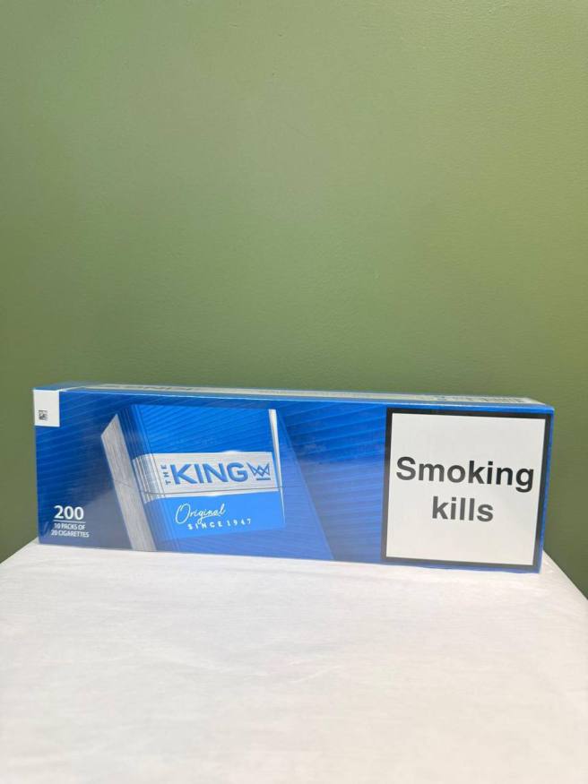 Blue King 20s Cigarettes x 10 Packs /1 Carton