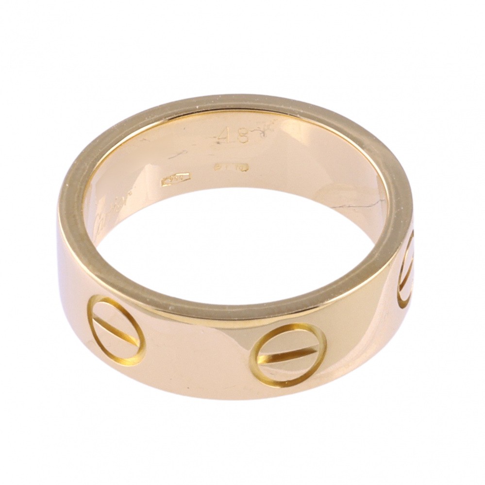Cartier Love Half Diamond Ring 18K