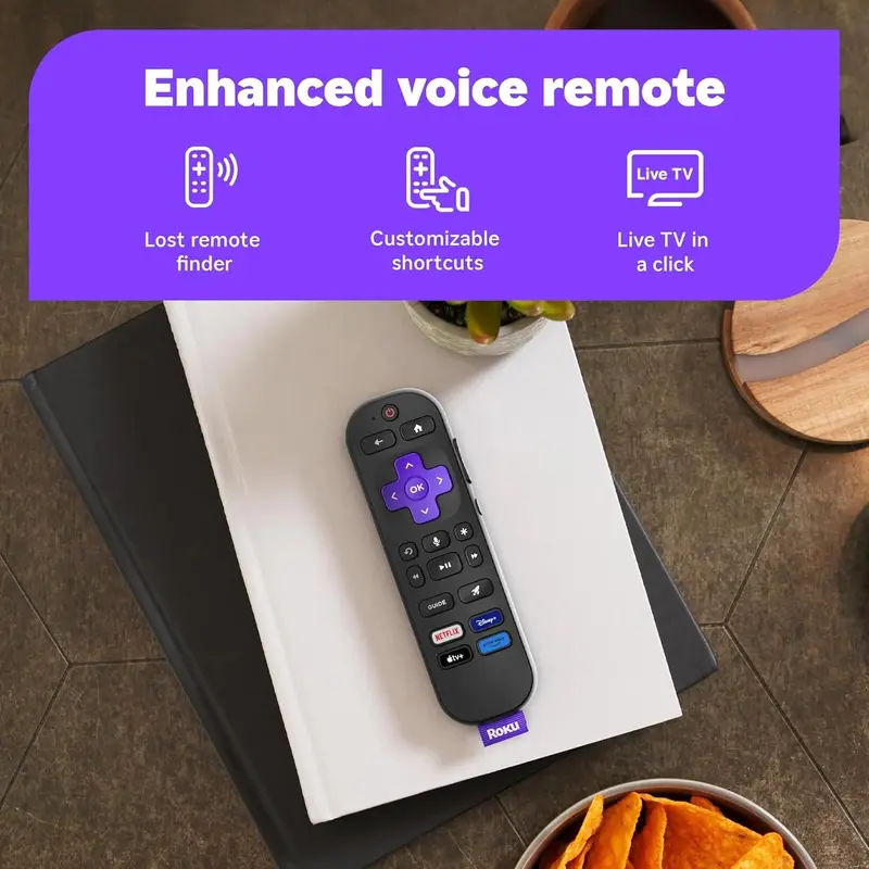 Roku Select Series 50-Inch 4K HDR Smart TV with Voice-Controlled Remote