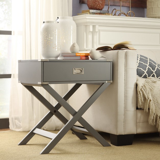 Borden Campaign Accent Table Inspire Q