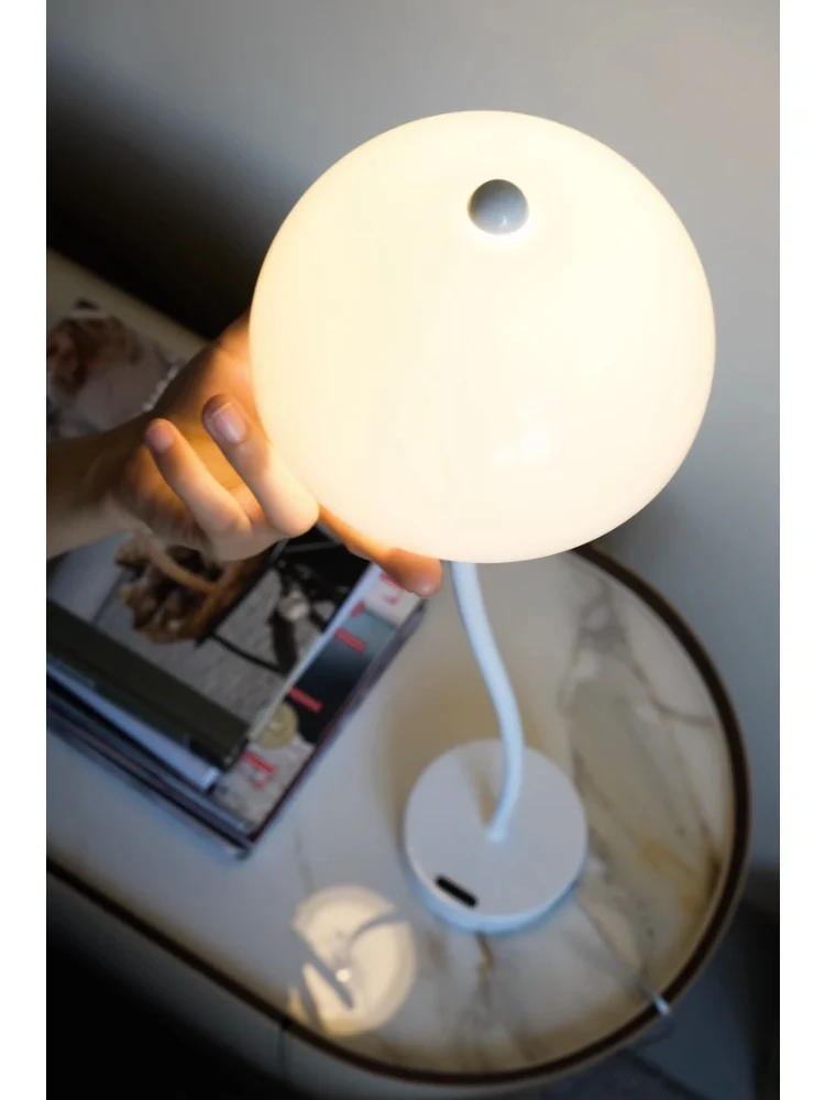 LA031 (Table Lamp) - Ivory White Bean Sprout Lamp Denmark Floor Lamp Warm Light Table Lamp Adjustable Study Standing Lamp
