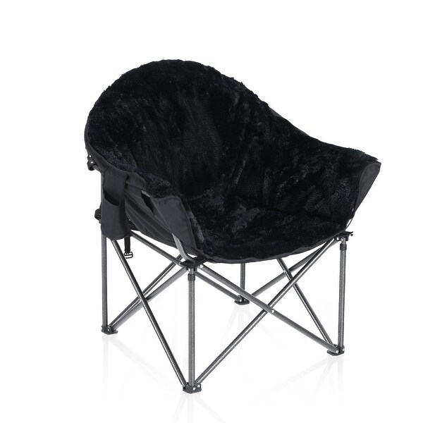 Plush Moon Saucer Chair with Carry Bag