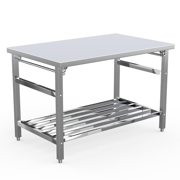 48x30 Inches Stainless Steel Table for Prep and Work
