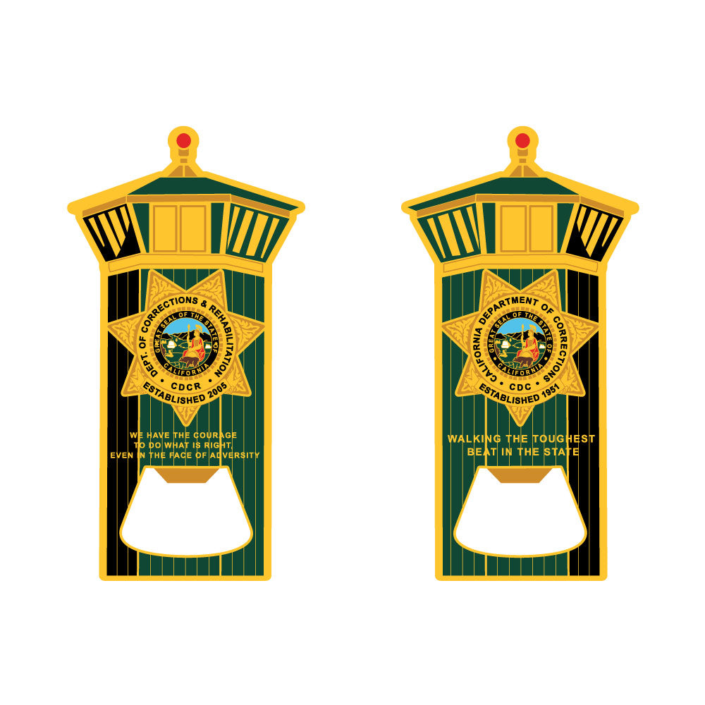 CDC/CDCR Tower Bottle Opener