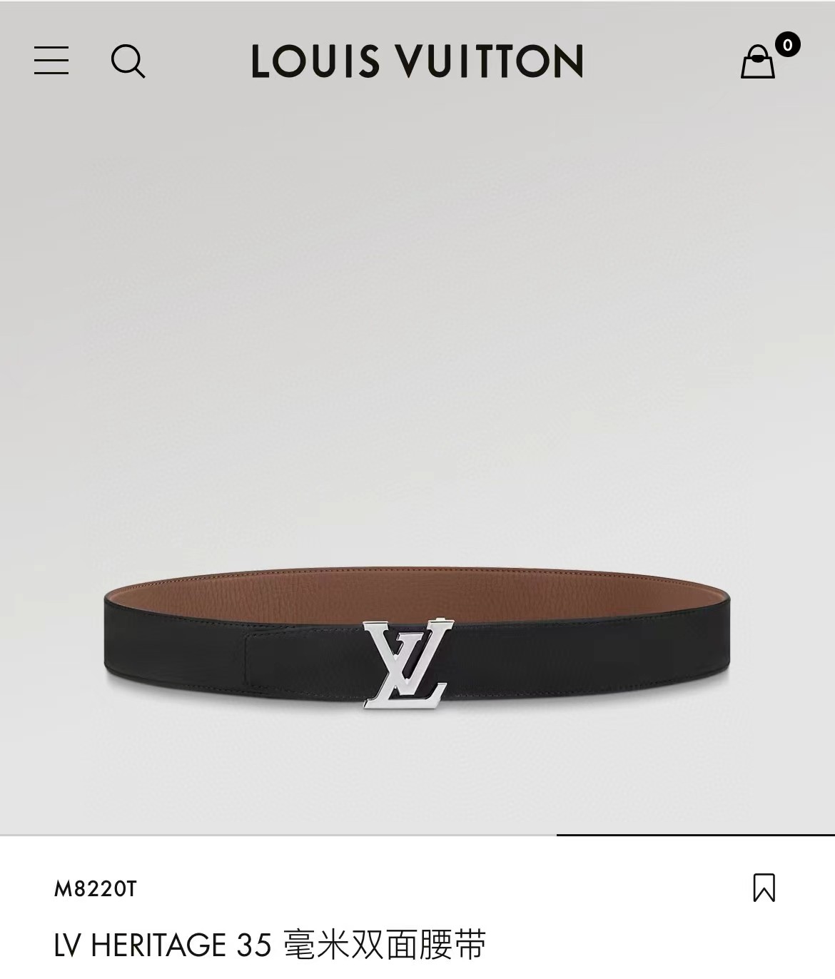 High Quality LV Belts 35MM Real Leather - cnluxepick