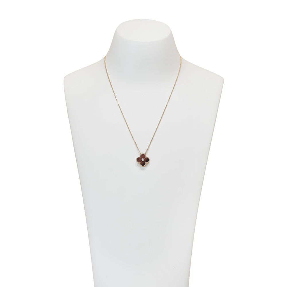 Van Cleef & Arpels Vintage Alhambra 2017 Holiday Limited Necklace 18K Rose Gold VCARP0MV00