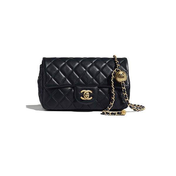 Chanel Shoulder Bag Black 20Cm/7.9in Ap1787