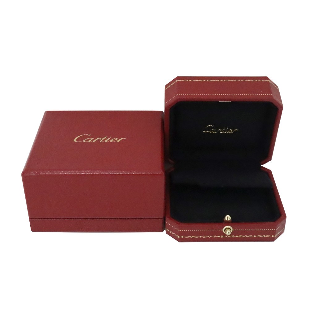 Cartier Juste un Clou Pave Earrings 18K White Gold B8301431