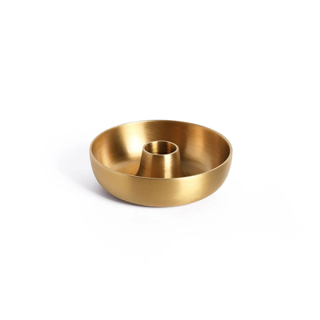 Brass Candleholder, Bowl