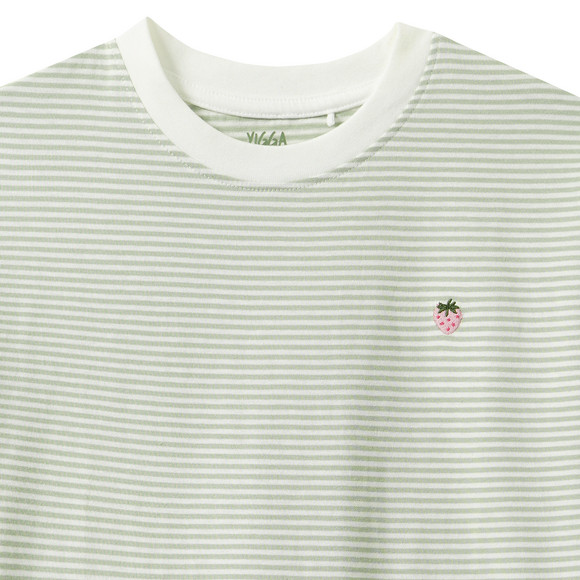 Yigga Mädchen T-Shirt im Ringel-Look
