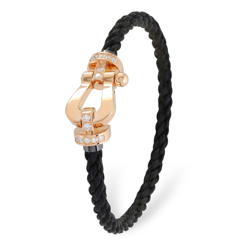 FRED Force 10 Size Bracelet 18K Rose Gold Diamond 0B0030-6B0275