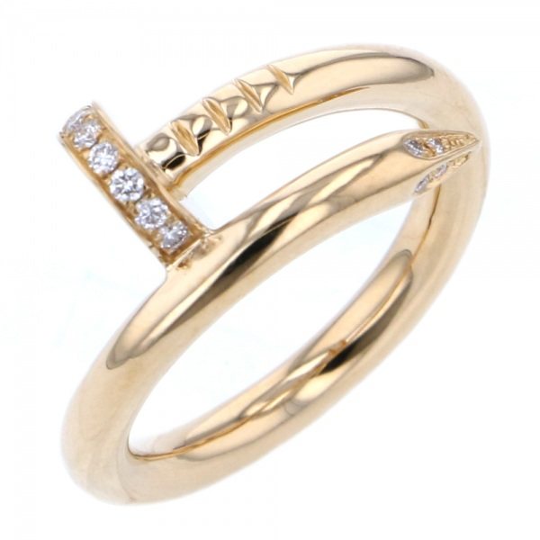 Cartier Juste un Clou Ring 18K Yellow Gold Diamond
