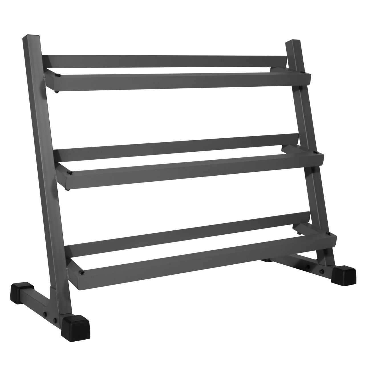 Better Body Rubber Hex Dumbbell Set + Weight Rack | 5-50lbs