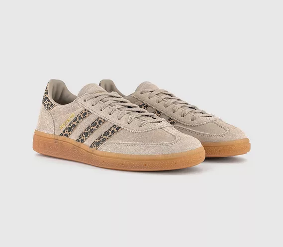 adidas Handball Spezial Trainers Wonder Beige Leopard Sandstone Gum