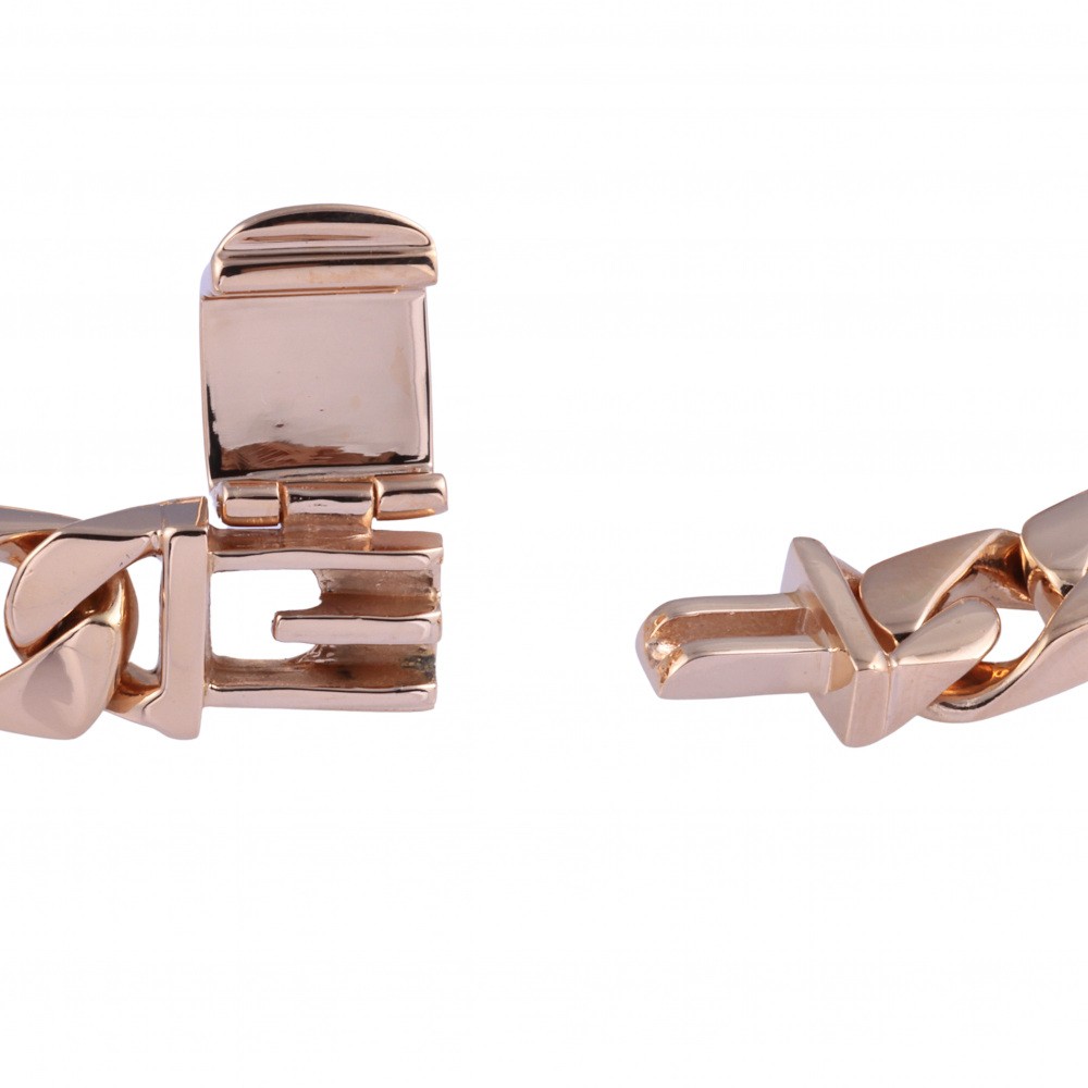 Tiffany & Co. Tiffany Curve Ring.id Chain K18PG Pink Gold Bracelet