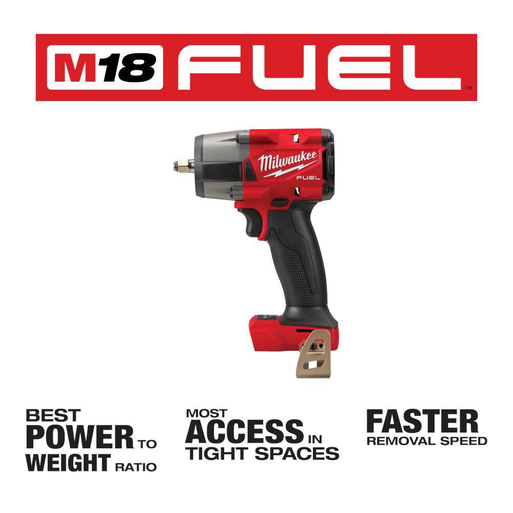 Milwaukee M18 FUEL 3/8 Mid-Torque Impact Wrench with Friction Ring 2960-20