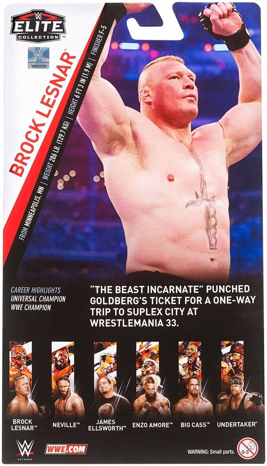WWE Brock Lesnar Elite Collection Action Figure