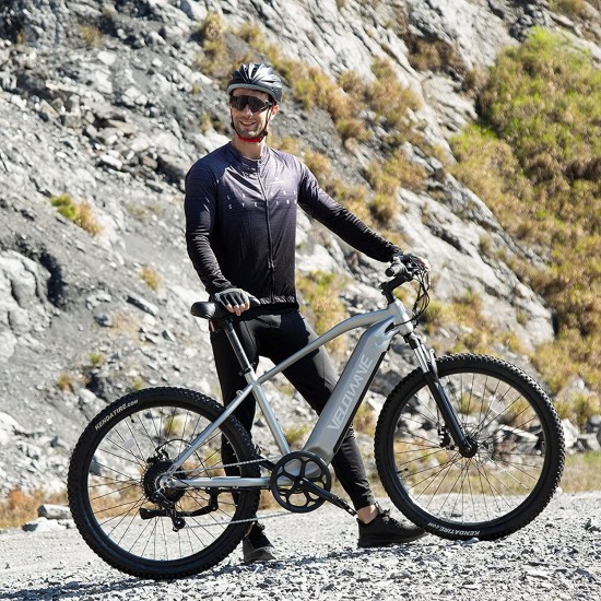 Electric Bike Adults 500W 27.5” Ebike 25MPH Mountain E-Bike 48V 13Ah Lithium-Ion Battery Removable 7-Speed UL Certified