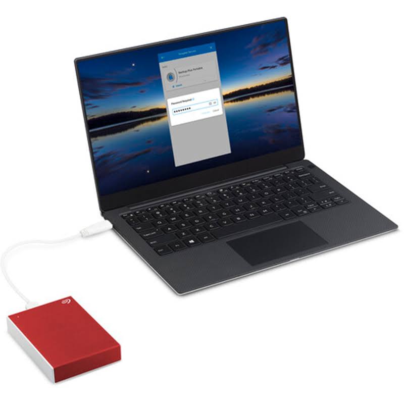 Seagate 4TB One Touch USB 3.2 Gen 1 External Hard Drive (Red) STKC4000403