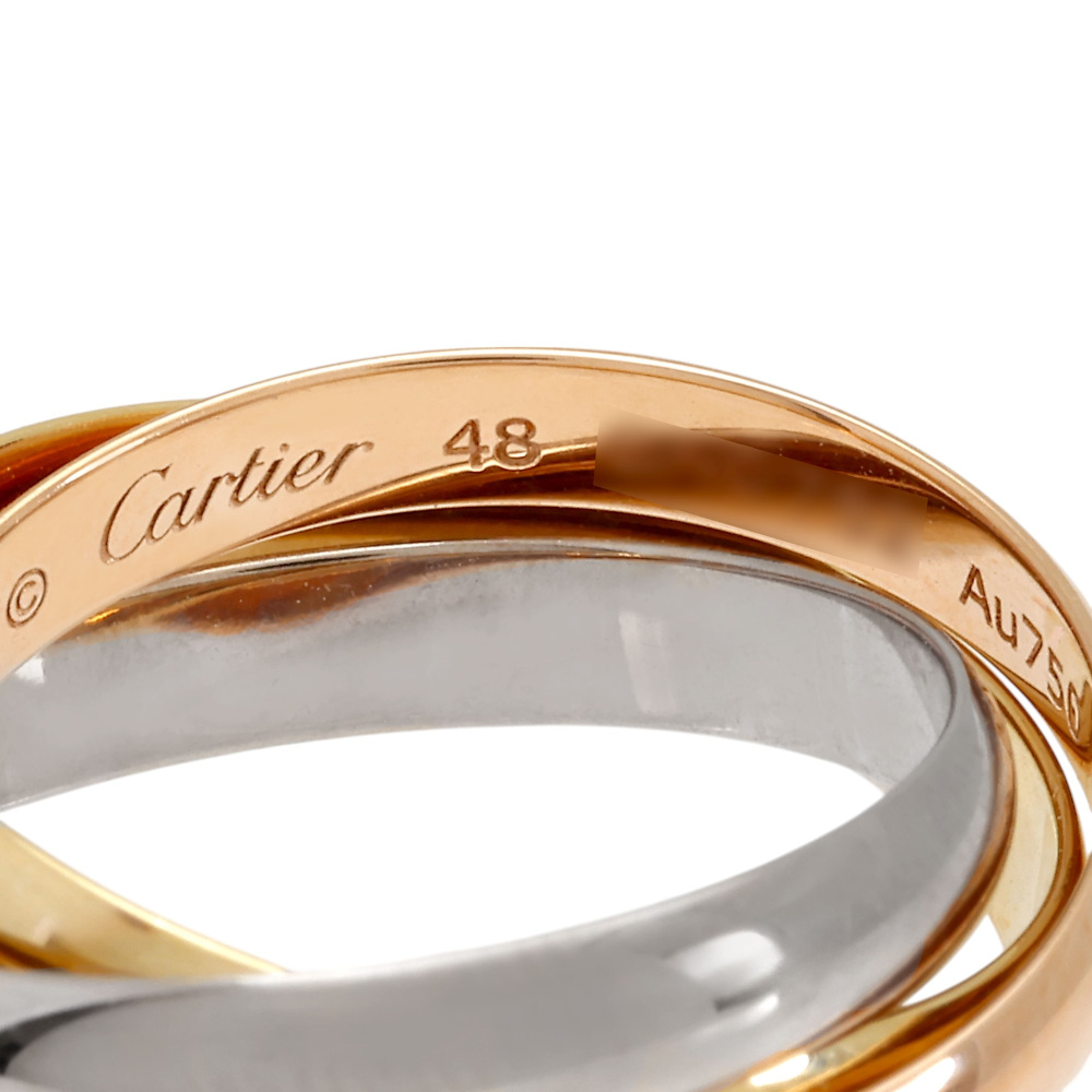 Cartier Trinity Sm Ring Tri-Gold B4086100