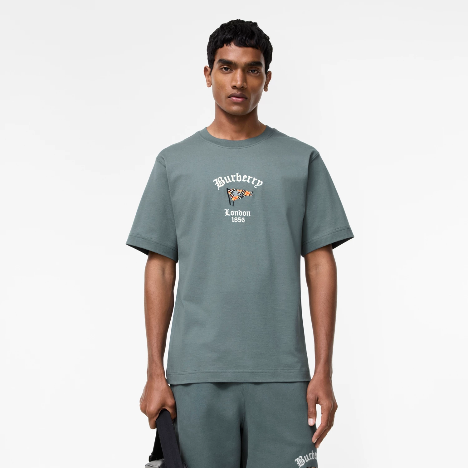 BURBERRY Check Flag Cotton T-shirtPrice