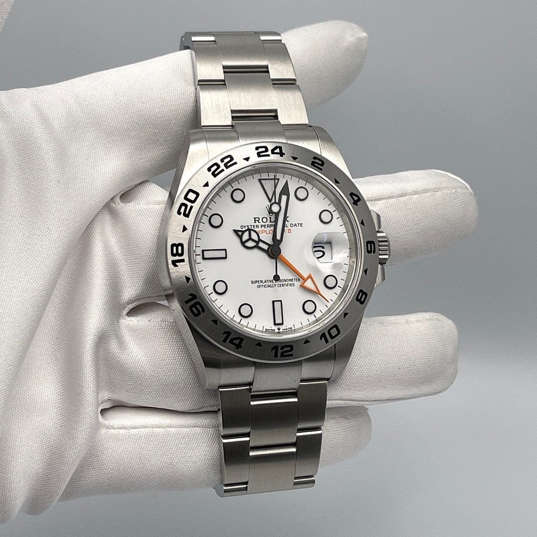 Rolex Explorer II 226570 Stainless Steel White Polar Dial