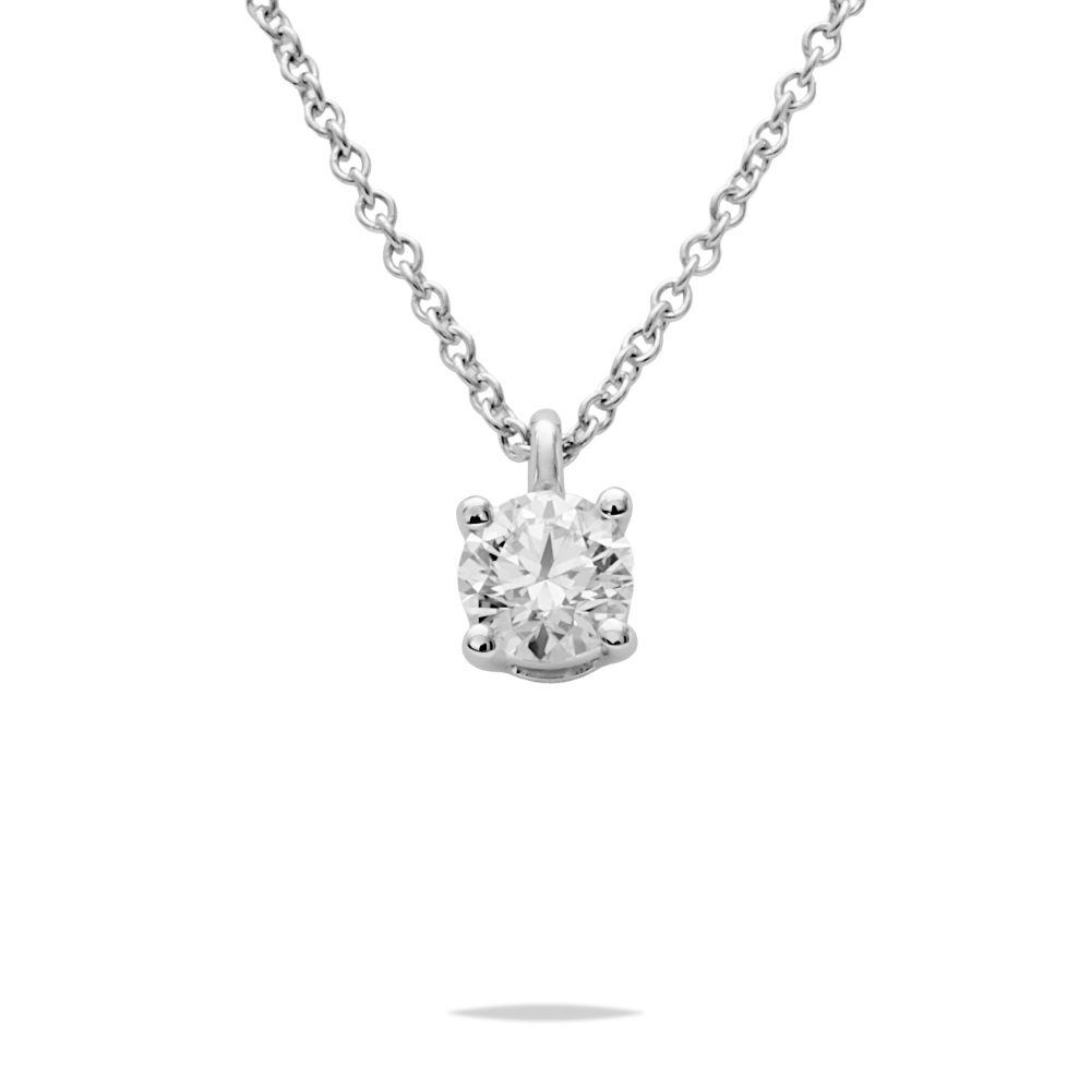 Tiffany & Co. Solitaire Necklace Platinum Diamond 60007525