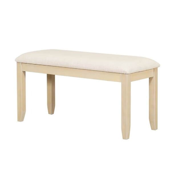 Extendable Dining Table Set with Removable Leaf,4 Upholstered Chair