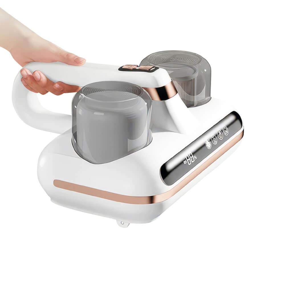 5-in-1 Cordless Bed Mite Remover Vacuum Cleaner with UV-C and Strong Suction