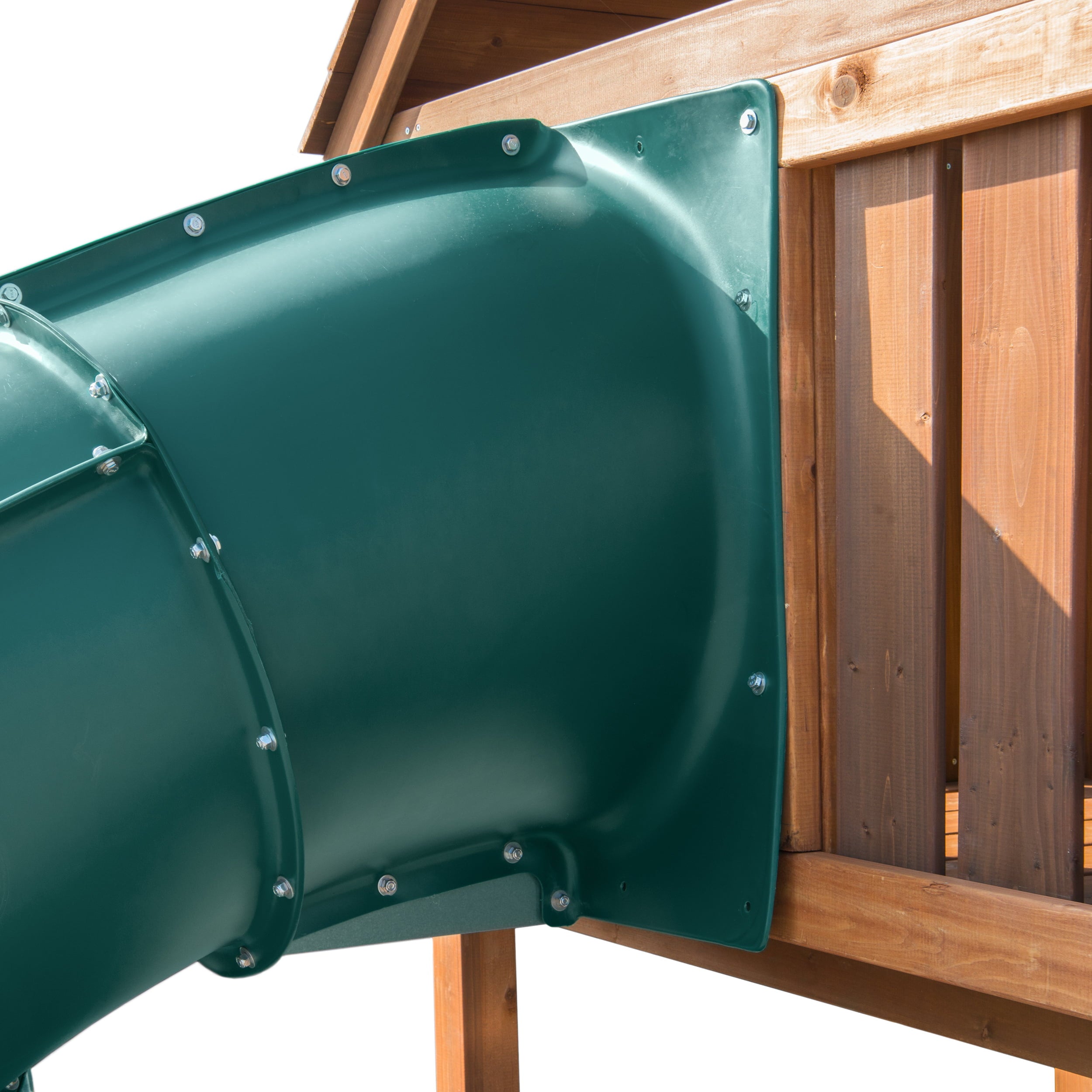 Swing-N-Slide 5 Foot Turbo Tube Slide with Lifetime Warranty, Green